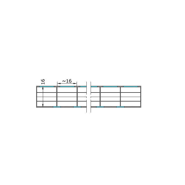 #sfgasdfhsdgn39063 Deco Stripes 16mm
