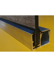#sfgasdfhsdgn59630 EPDM U-profil redukčný z 10mm na 6mm s profilom 2