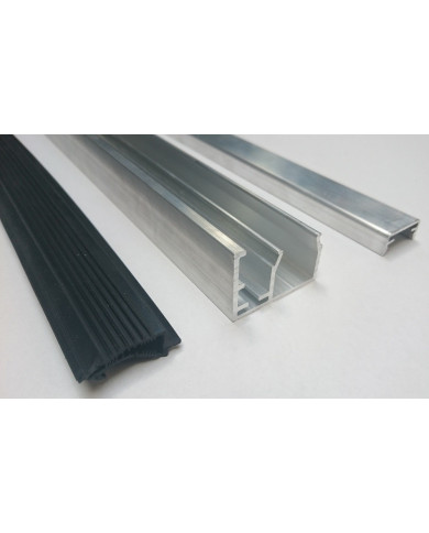 #sfgasdfhsdgn59631 EPDM U-profil redukčný z 10mm na 6mm s profilom