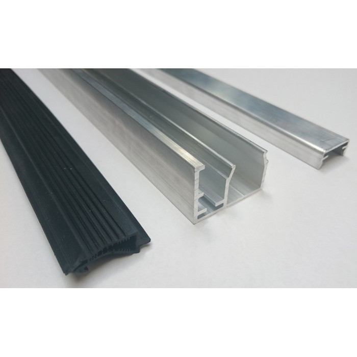#sfgasdfhsdgn59631 EPDM U-profil redukčný z 10mm na 6mm s profilom