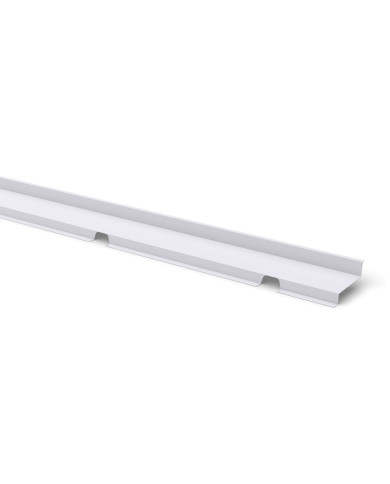 #sfgasdfhsdgn69800 Príložník EZ Glaze 60, lakoplast biely, L=2000mm