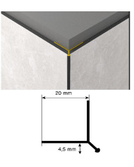 #ysdfg13084 External corner 45