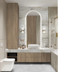Obkladový panel ROCKO Marble Gold, R154 PT 4x1230x2800mm