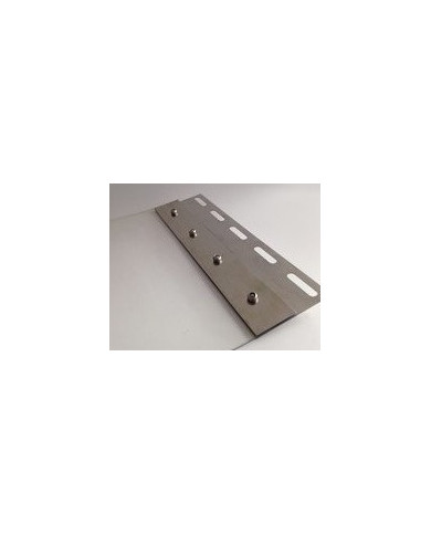 #sfgasdfhsdgn47044 Hrebeňový plech na PVC pásy 300mm (2ks komp) nerez