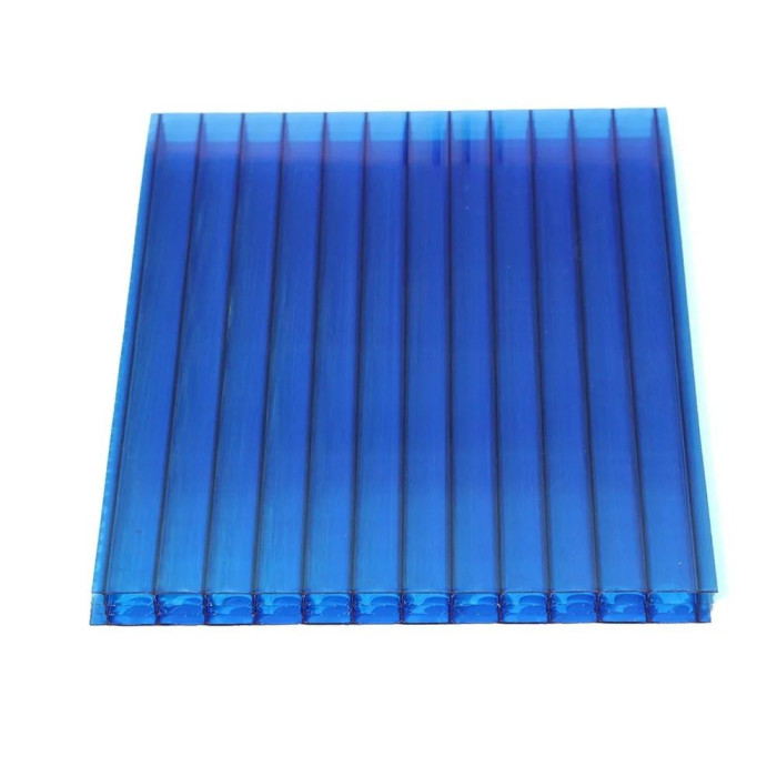 Dutinkový polykarbonát 10 mm 3W - modrá